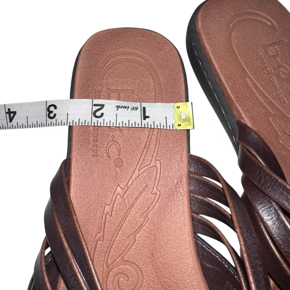 B.O.C Brown Faux Leather‎ Sandals Size 9M